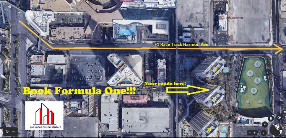 Mgm Signature-33-711 F1 Track & Strip View Balcony Las Vegas Exteriér fotografie